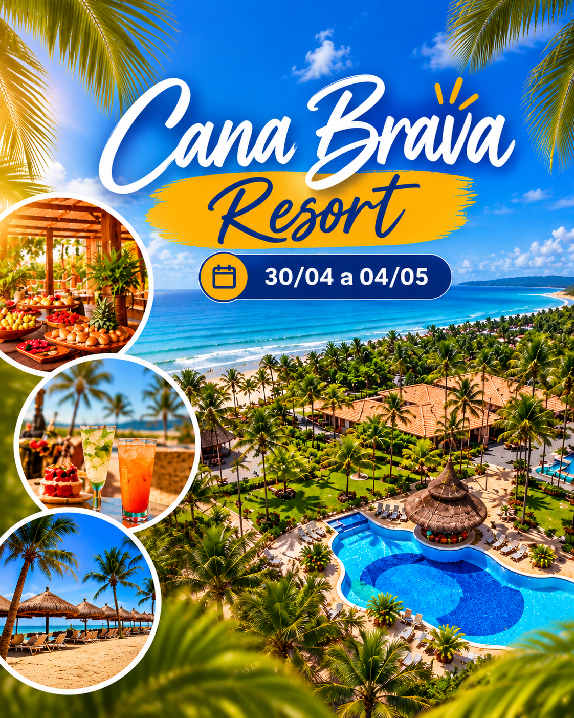Cana Brava Resort - Feriado do Trabalhador