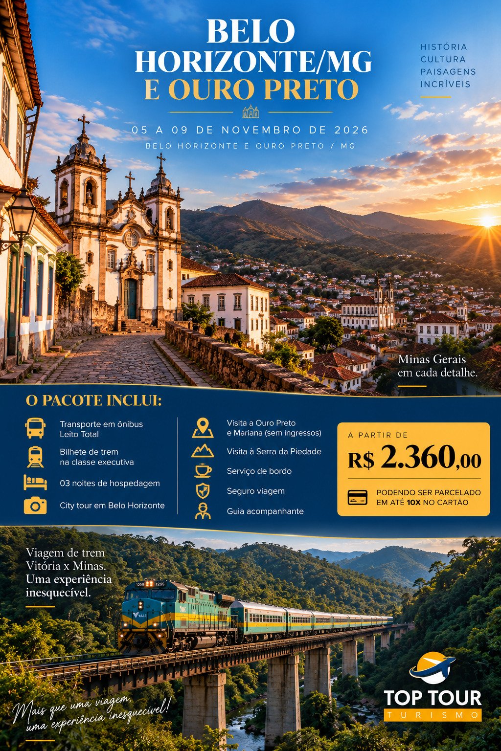 Belo Horizonte e Ouro Preto